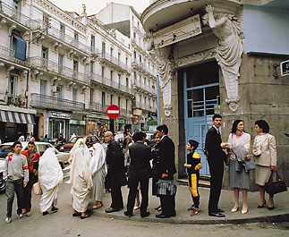 Algerian townspeople