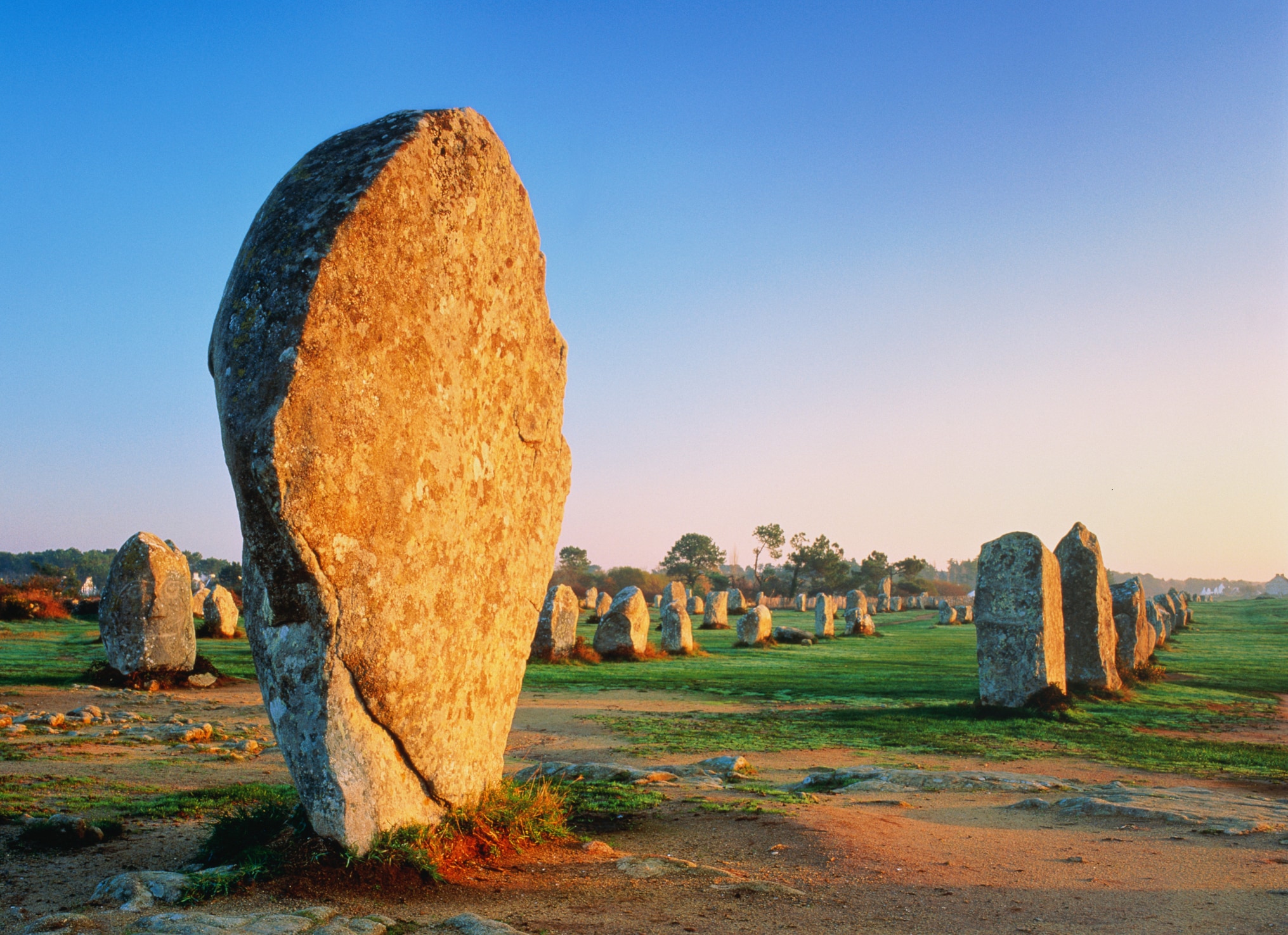 Megalithic monument near Carnac, France