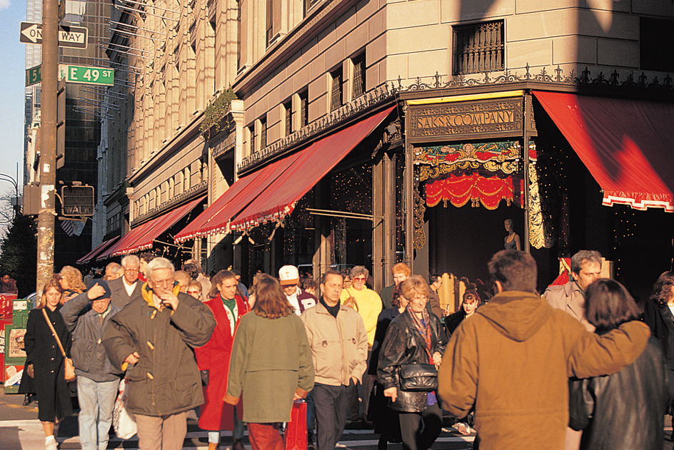 Corner of New York's Fifth Avenue