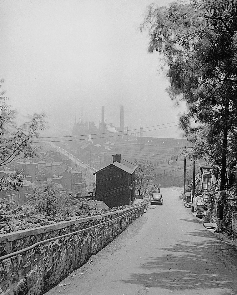 Smoke from Pittsburgh's steel mills