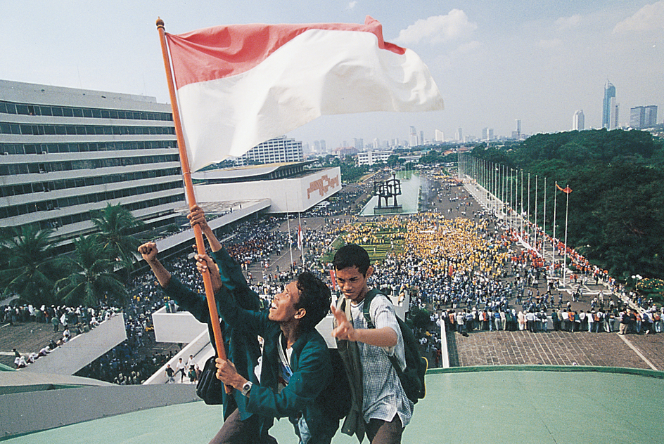 Protesters in Jakarta