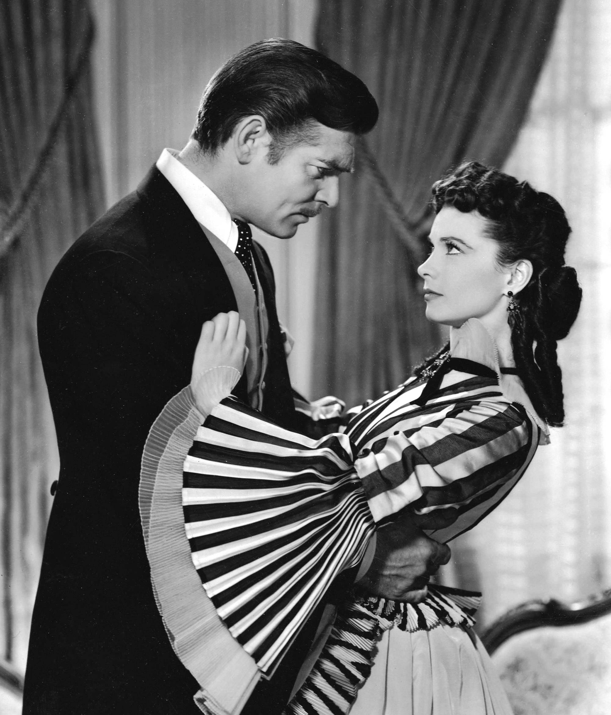 Vivien Leigh and Clark Gable