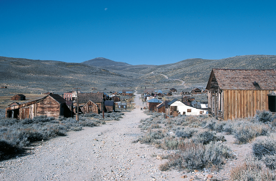 Ghost town in Bodie, California