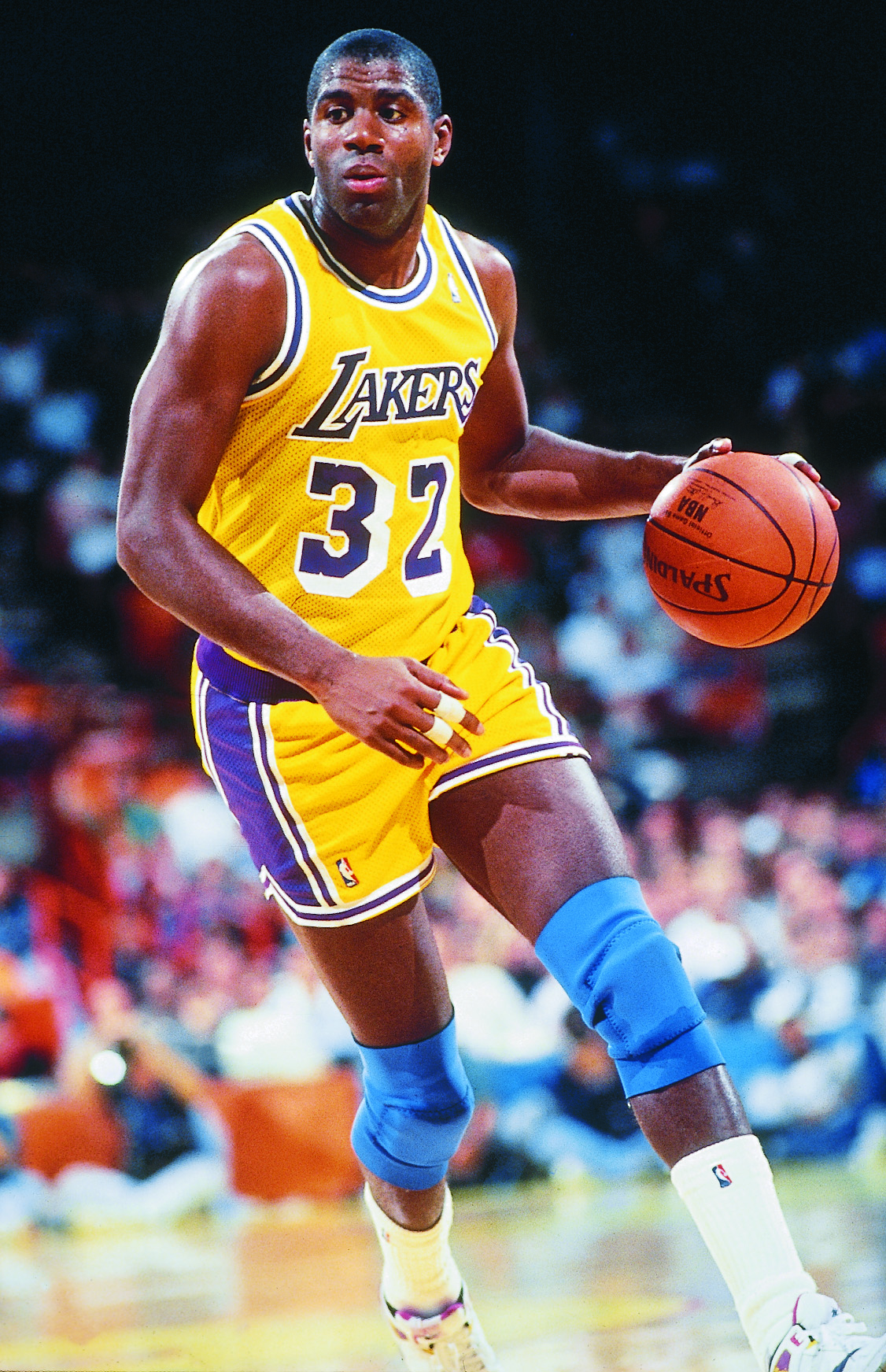 American basketball player Magic Johnson