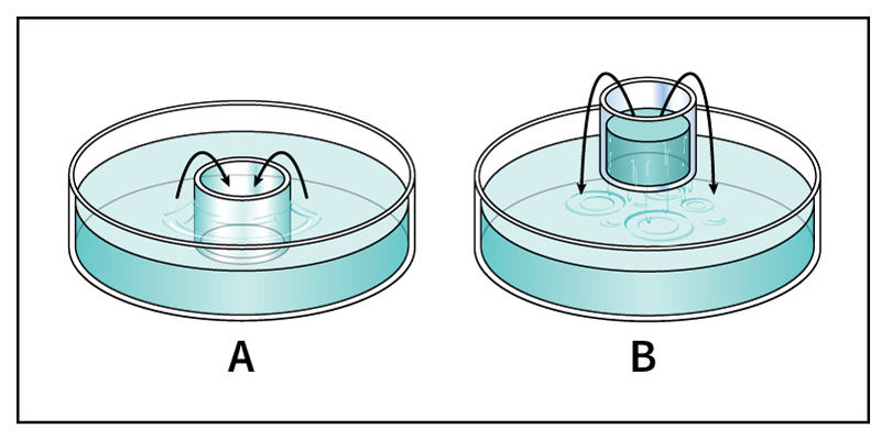 Two experiments with superfluid