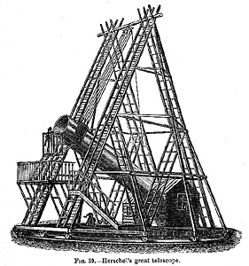 Sir William Herschel's reflecting telescope