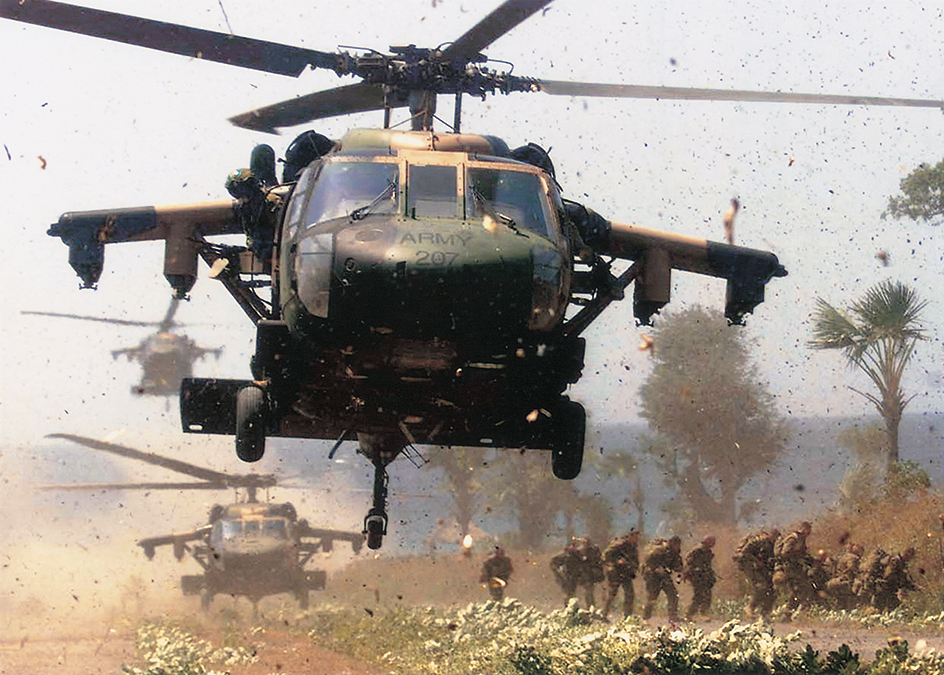 Helicopters in the military