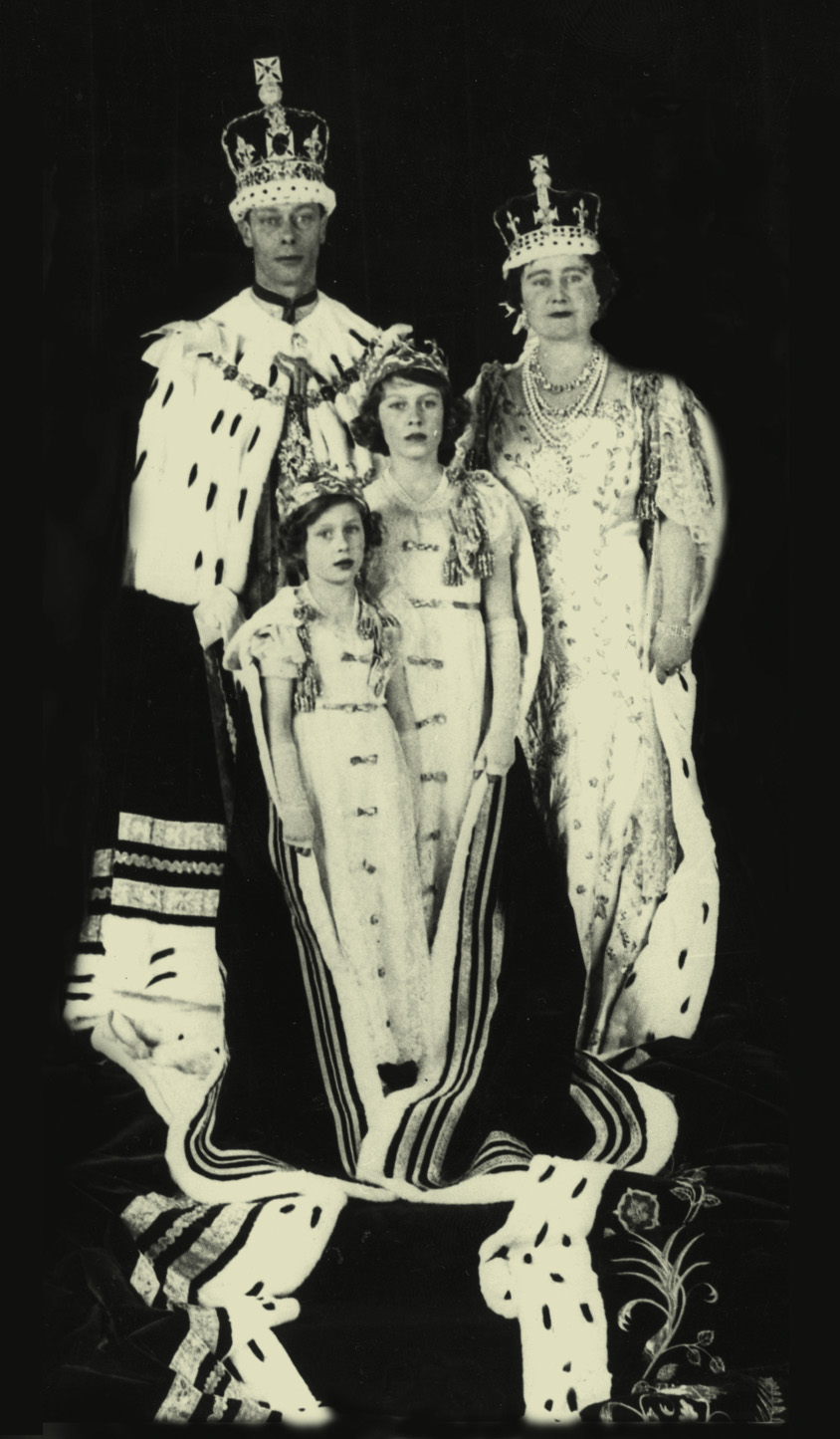 King George VI and his family