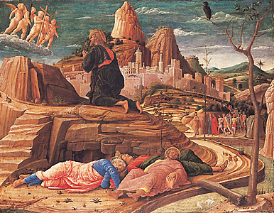 The Agony in the Garden by Andrea Mantegna