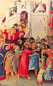 Christ on the Road to Calvary by Simone Martini