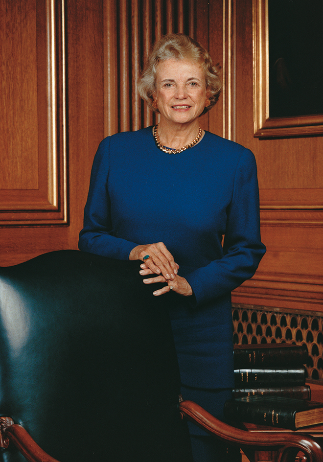 Sandra Day O'Connor, former associate justice of the Supreme Court of the United States