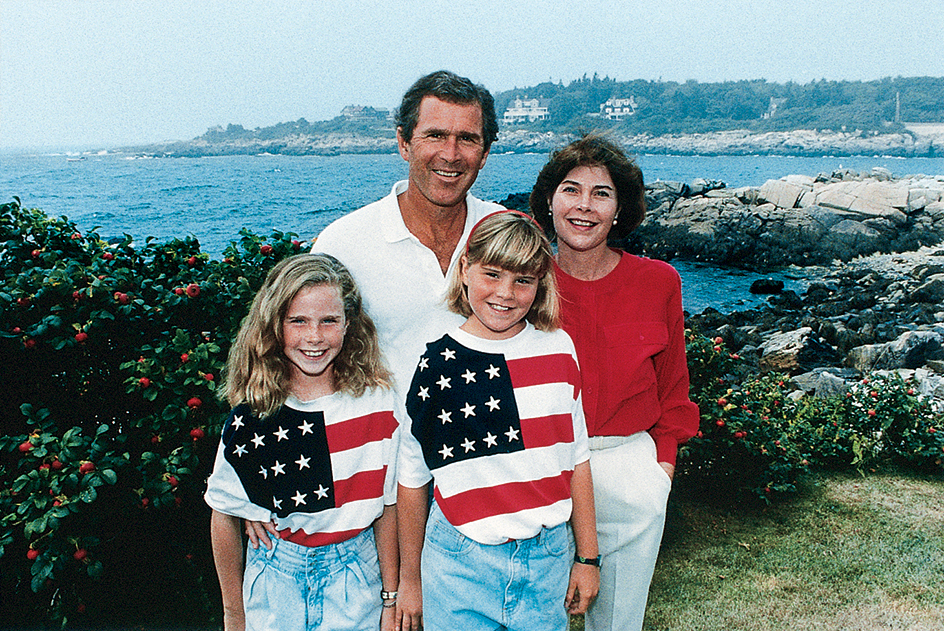 George W. Bush and his family