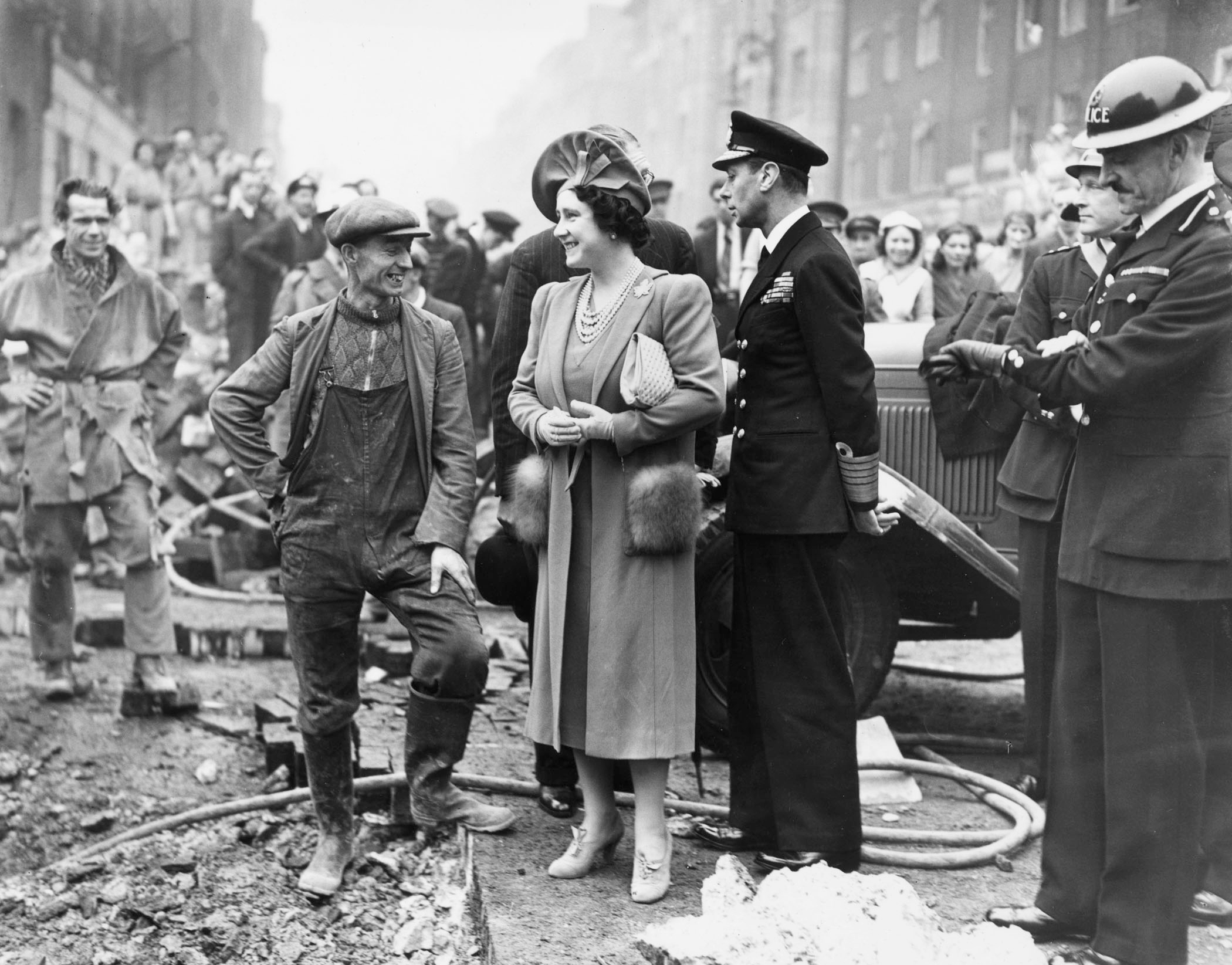 King George VI and Queen Elizabeth