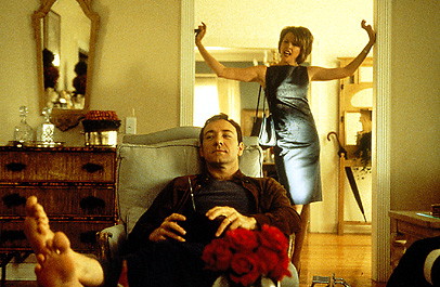 Kevin Spacey and Annette Bening in the film American Beauty