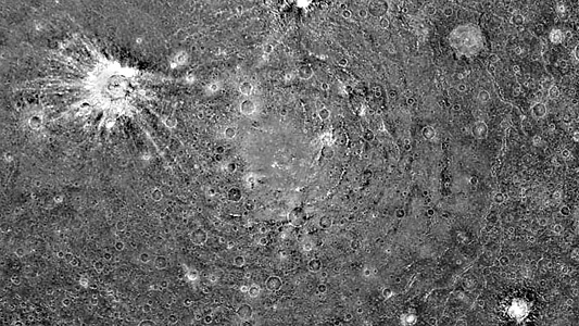 Craters on Callisto