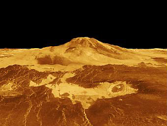 Mountain on Venus