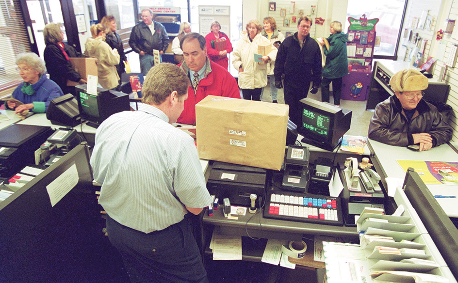 Busy post office