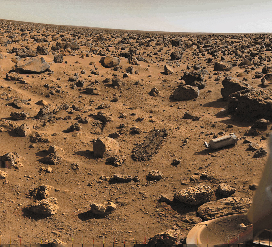 Martian surface in 1976