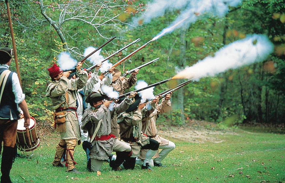 Revolutionary War reenactment near Blacksburg