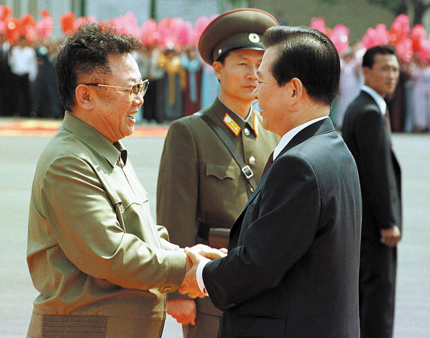 Leaders of North and South Korea