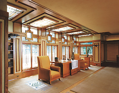 Living room of the Meyer May house