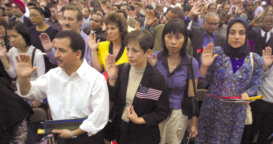 Naturalization ceremony