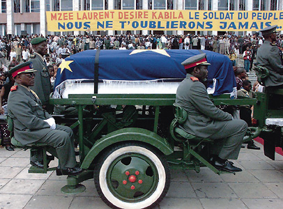 Funeral procession of Laurent Kabila