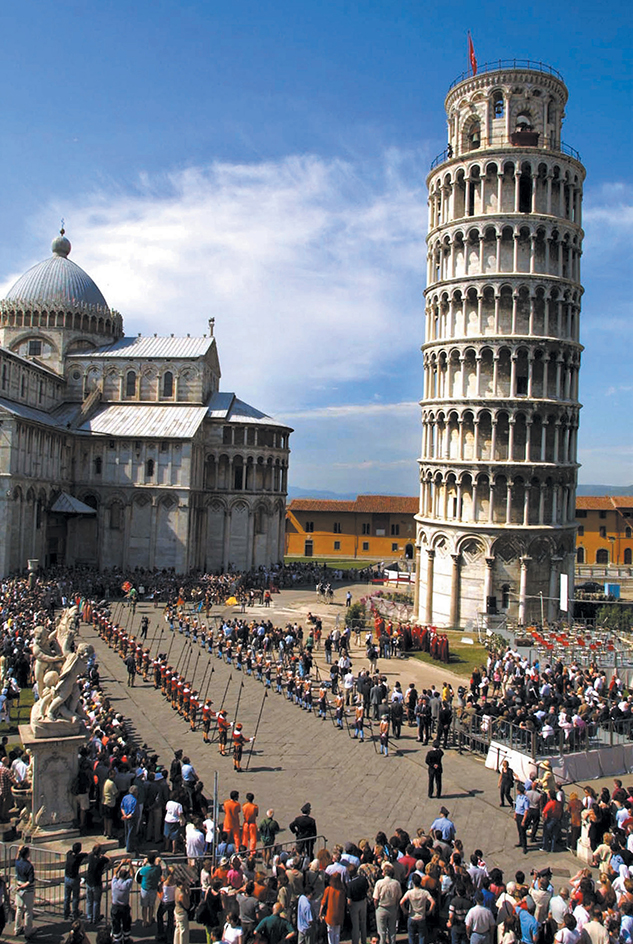 Restored Leaning Tower of Pisa