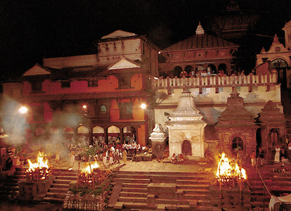 Cremation of Nepalese Royal Family bodies