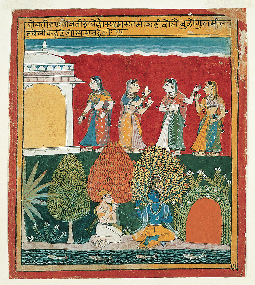 Miniature painting from India