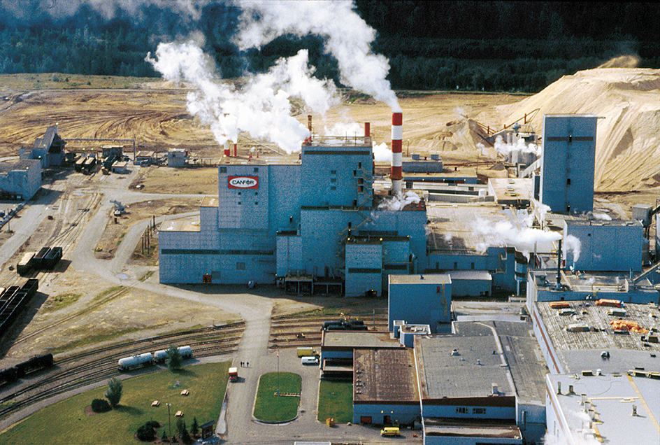 Pulp mill in Prince George