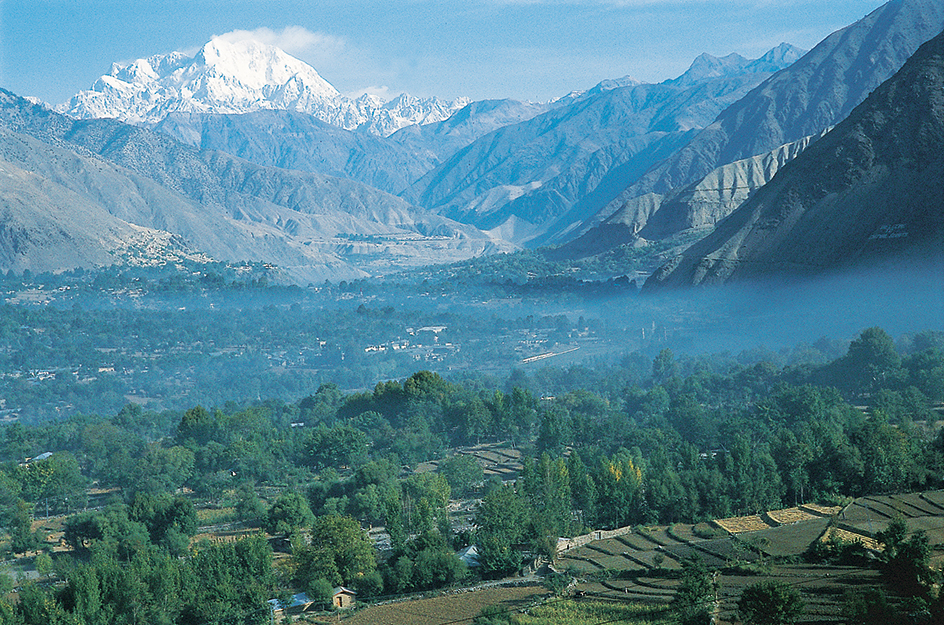 Mountains cover much of Pakistan