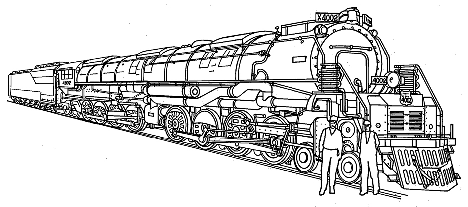 Some historic locomotives: The Big Boy engine