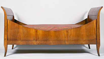 Biedermeier sleigh bed