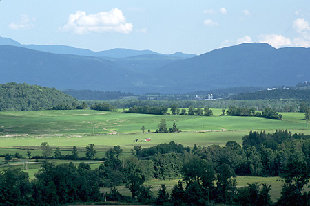 Green Mountains in central Vermont