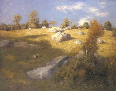 Upland Pasture by J. Alden Weir