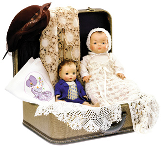 Doll and lace collectibles