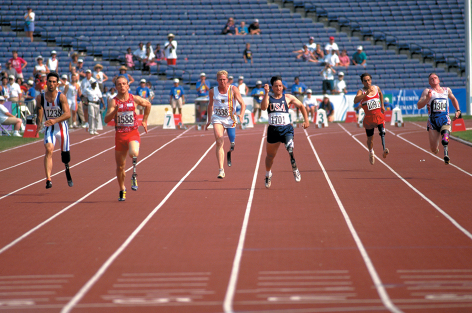 Athletes in Para-Olympics