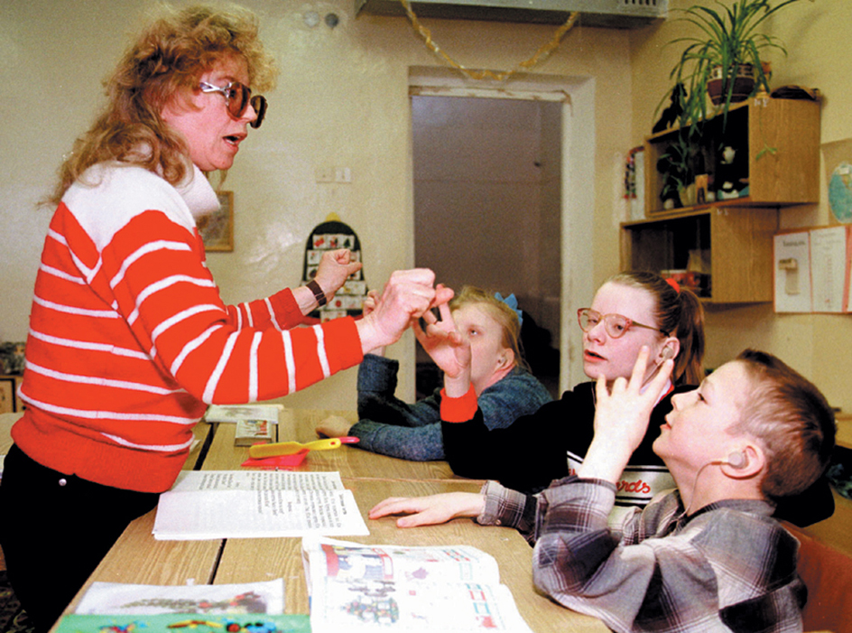 Hearing-impaired students