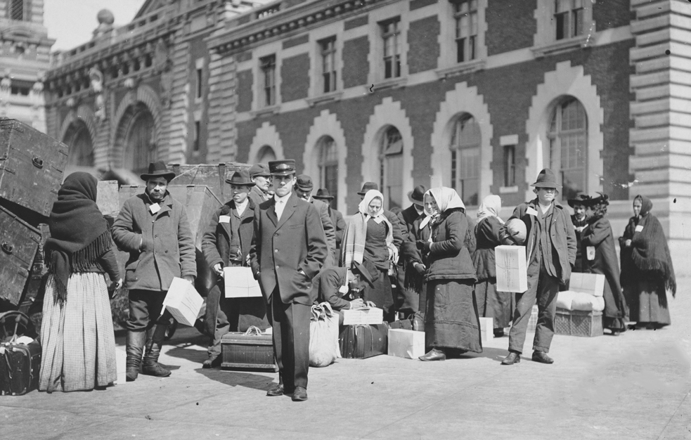 Immigrants at Ellis Island