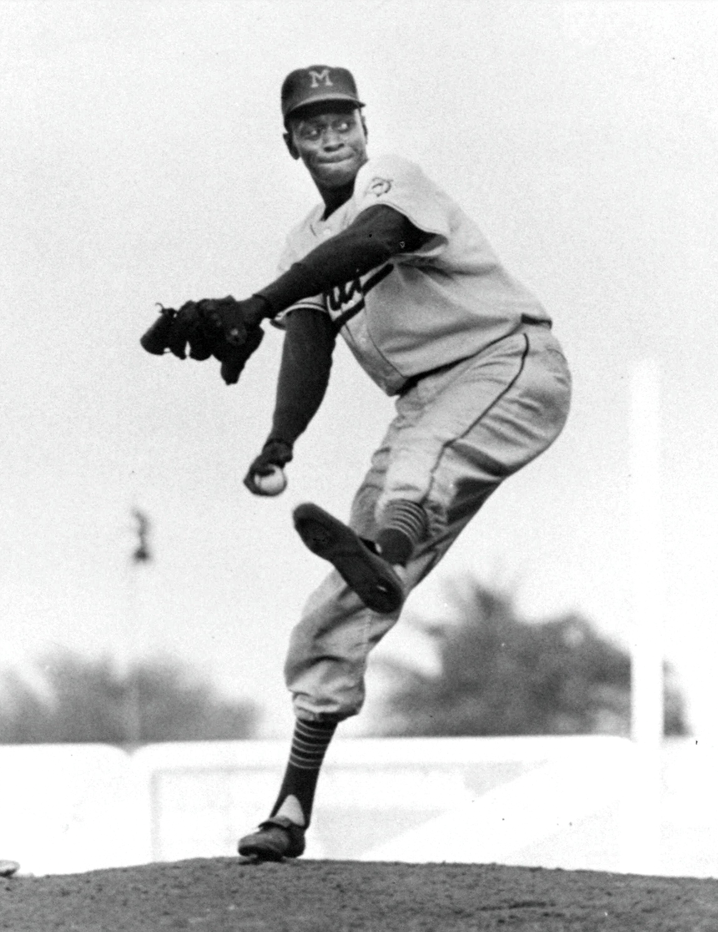 American baseball player Satchel Paige