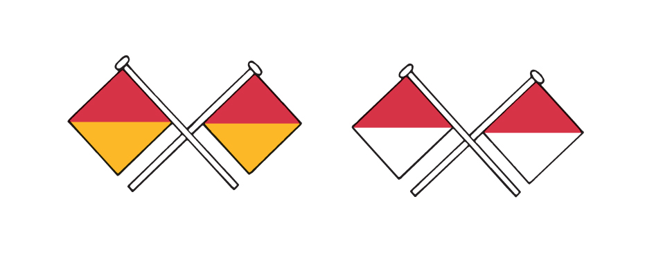 Semaphore flags