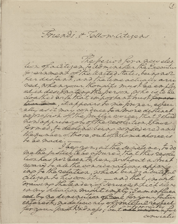 Washington's farewell address