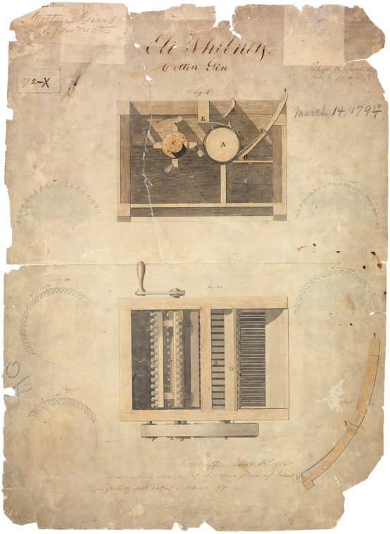 Cotton gin patent