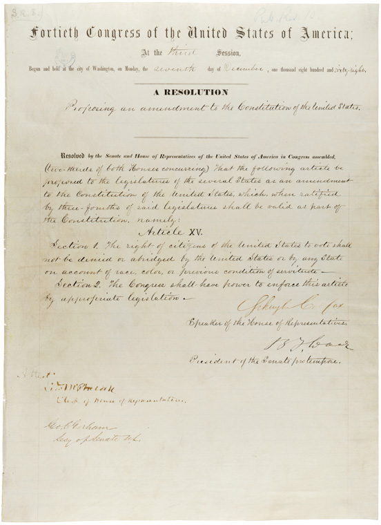 Fifteenth Amendment resolution