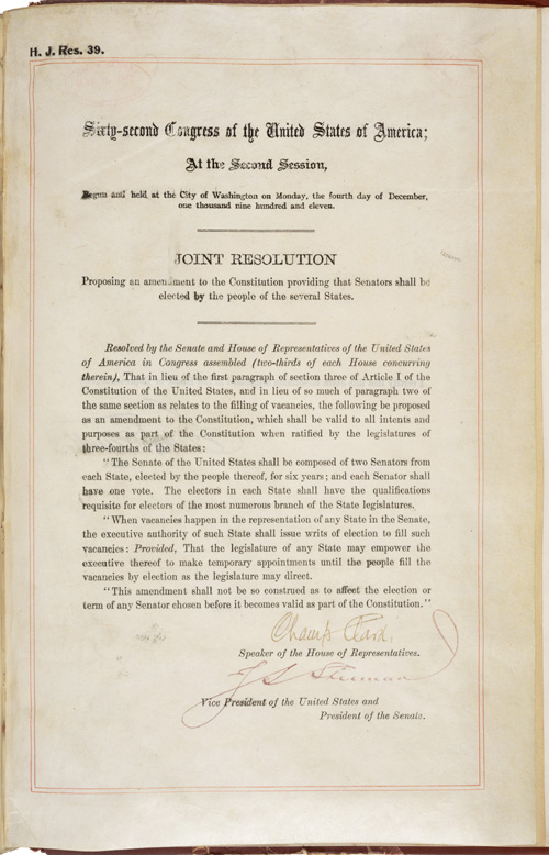 Seventeenth Amendment