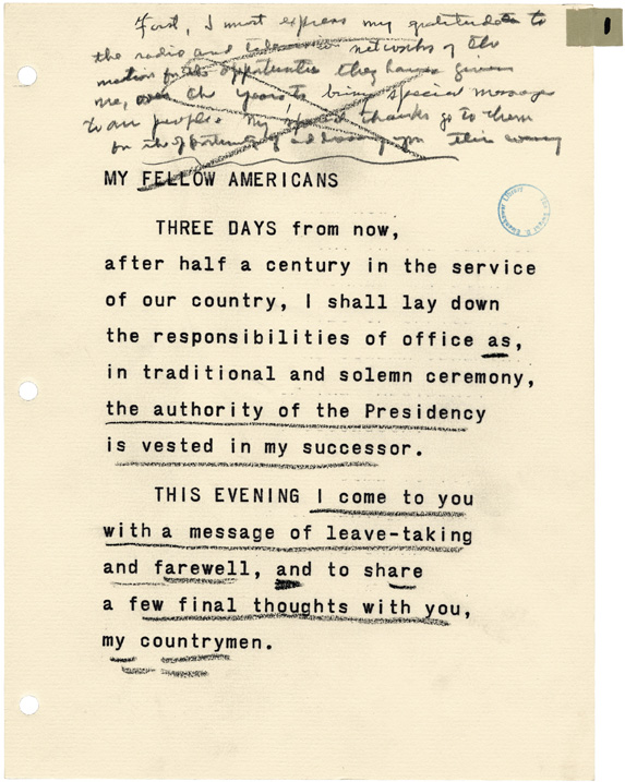 Eisenhower's farewell address