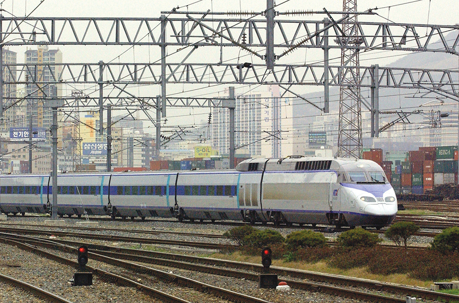 High-speed train in South Korea