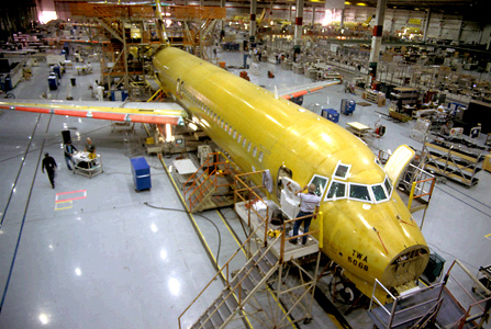 Aircraft manufacturing in Long Beach