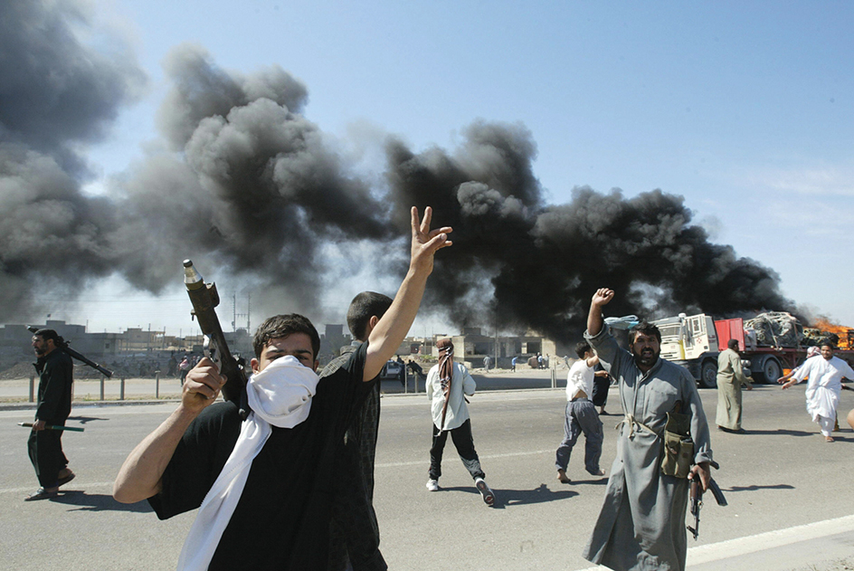 Militants in Fallujah, Iraq